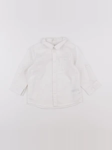 H&M - chemise blanc - 12/18 mois