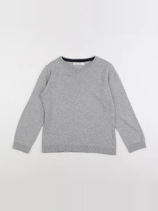 Monoprix - pull gris - 8 ans