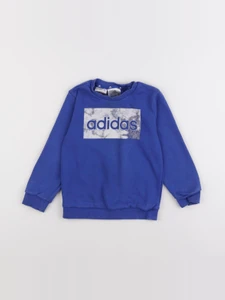 Adidas - sweat bleu - 2/3 ans