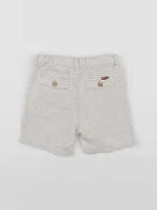 Zara - short beige - 6/9 mois