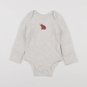 Tape à l'oeil - body gris - 9 mois