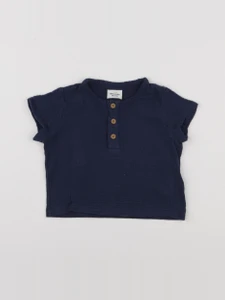 Tape à l'oeil - chemise bleu - 9 mois