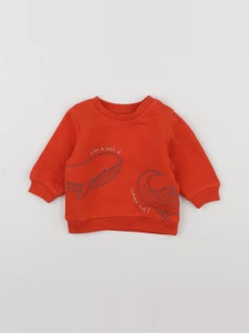 Tape à l'oeil - sweat orange - 3 mois