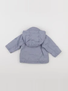 Jacadi - imperméable bleu, blanc - 6 mois