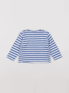 Carrément Beau - tee-shirt bleu - 6 mois