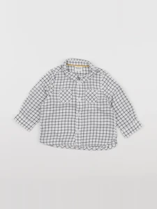 Tape à l'oeil - chemise blanc, noir - 12 mois