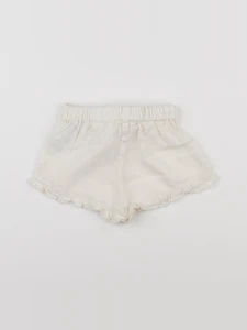 Zara - short beige - 12/18 mois