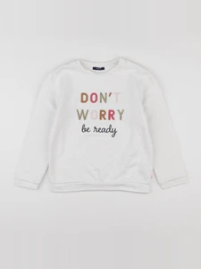 Okaidi - sweat blanc - 8 ans
