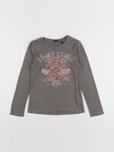 IKKS - tee-shirt gris - 8 ans