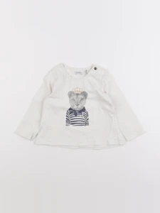 IKKS - tee-shirt beige - 18 mois