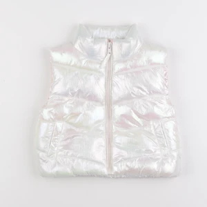 Vertbaudet - doudoune gris, argent - 2 ans