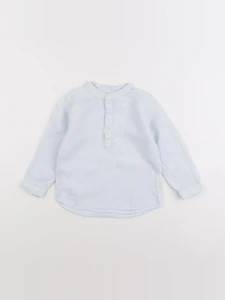 Boutchou - chemise bleu - 24 mois