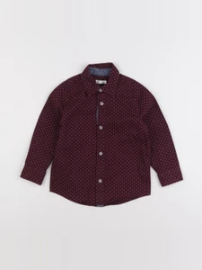 Vertbaudet - chemise rouge - 4 ans