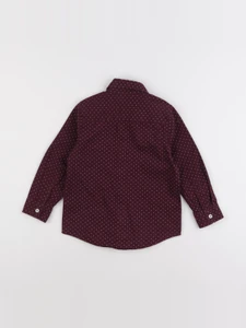 Vertbaudet - chemise rouge - 4 ans