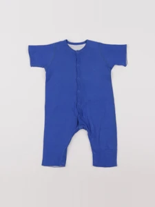 Petit Bateau - combinaison coton bleu - 3 mois