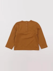 Vertbaudet - tee-shirt marron - 12 mois