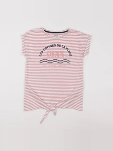 Vertbaudet - tee-shirt rose - 10 ans