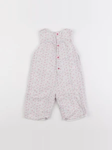 Jacadi - combinaison liberty blanc, rose - 6 mois