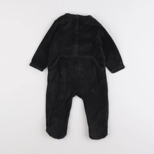 Vertbaudet - pyjama velours noir - 12 mois
