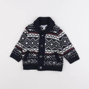 Vertbaudet - gilet bleu - 12 mois