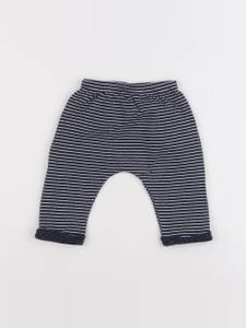 Vertbaudet - pantalon bleu - 9 mois