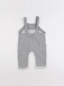 Vertbaudet - combinaison gris - 9 mois