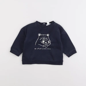 Vertbaudet - sweat bleu - 9 mois