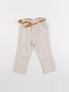 Vertbaudet - pantalon beige - 24 mois