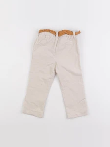 Vertbaudet - pantalon beige - 24 mois