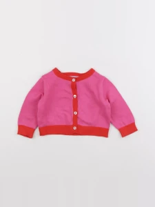 Jacadi - gilet rose - 6 mois