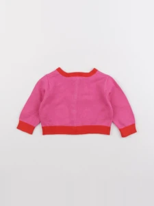 Jacadi - gilet rose - 6 mois