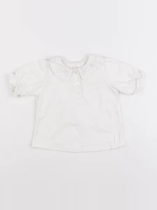 Cyrillus - blouse blanc - 6 mois