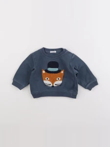 Boutchou - sweat multicolore - 6 mois