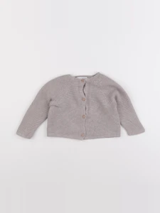 Zara - gilet marron - 3/6 mois