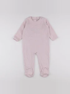 Vertbaudet - pyjama velours rose - 2 ans