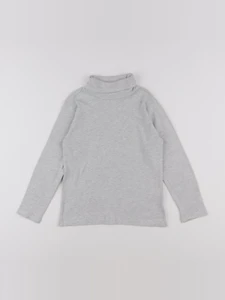 Vertbaudet - sous-pull gris - 8 ans
