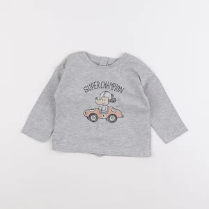 Vertbaudet - tee-shirt gris - 9 mois