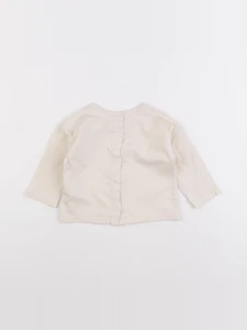 Vertbaudet - tee-shirt beige - 9 mois