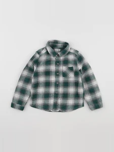 Vertbaudet - chemise blanc, vert - 36 mois