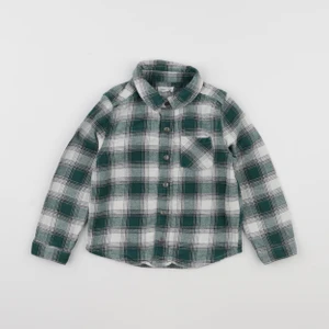 Vertbaudet - chemise blanc, vert - 36 mois