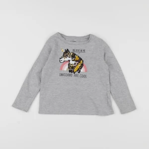 Vertbaudet - tee-shirt gris - 4 ans