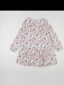Vertbaudet - robe blanc, rose - 12 ans