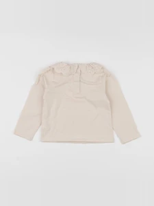 Vertbaudet - tee-shirt beige - 24 mois