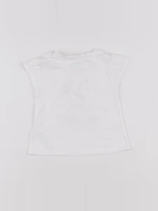 Vertbaudet - tee-shirt blanc - 9 mois