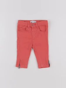 Vertbaudet - pantalon orange - 3 mois