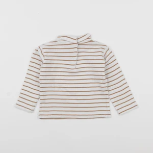 Vertbaudet - sous-pull blanc - 12 mois