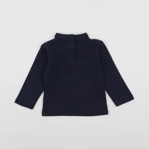 Vertbaudet - sous-pull bleu - 12 mois