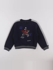 IKKS - sweat bleu - 8 ans
