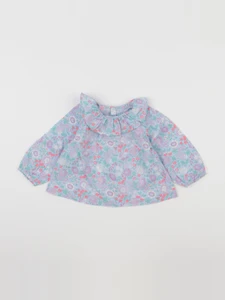 Jacadi - blouse liberty bleu - 18 mois