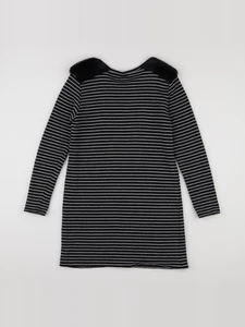 IKKS - robe noir, argent - 12 ans